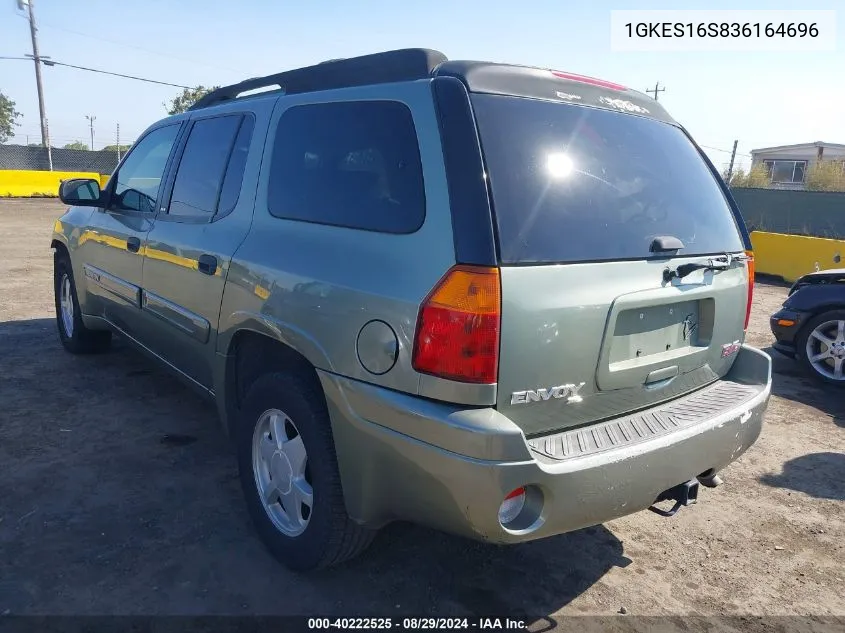 2003 GMC Envoy Xl Sle VIN: 1GKES16S836164696 Lot: 40222525