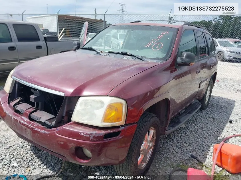 2003 GMC Envoy Slt VIN: 1GKDS13S732275523 Lot: 40224494