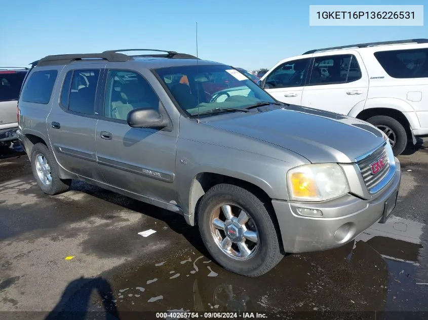 2003 GMC Envoy Xl Sle VIN: 1GKET16P136226531 Lot: 40265754