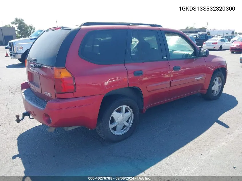 2003 GMC Envoy Sle VIN: 1GKDS13S532320300 Lot: 40276785