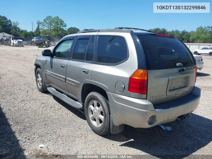 2003 GMC Envoy Sle VIN: 1GKDT13S132299846 Lot: 40532899