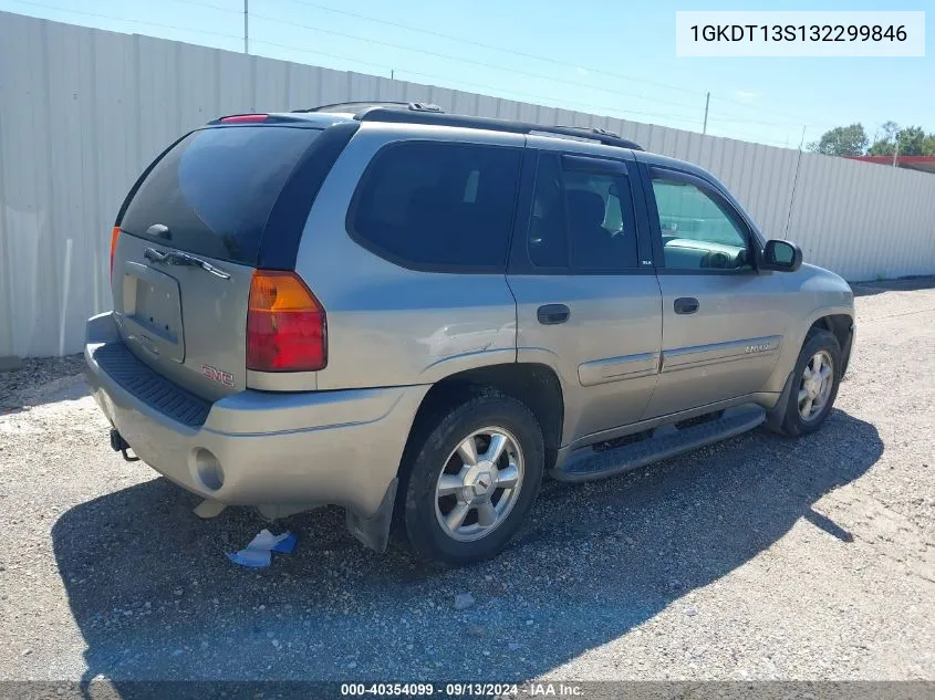 2003 GMC Envoy Sle VIN: 1GKDT13S132299846 Lot: 40354099