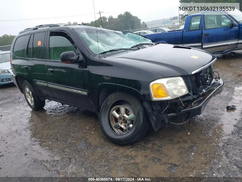 2003 GMC Envoy Slt VIN: 1GKDT13S632135539 Lot: 40365574