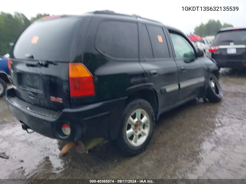 2003 GMC Envoy Slt VIN: 1GKDT13S632135539 Lot: 40365574