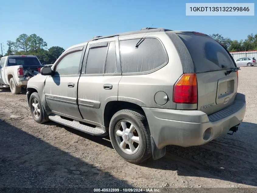 2003 GMC Envoy Sle VIN: 1GKDT13S132299846 Lot: 40532899