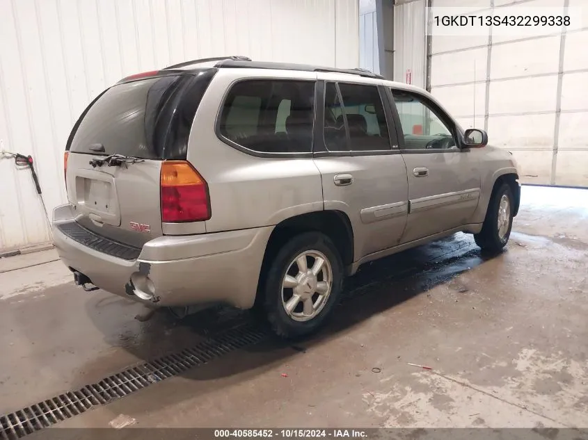 2003 GMC Envoy Slt VIN: 1GKDT13S432299338 Lot: 40585452