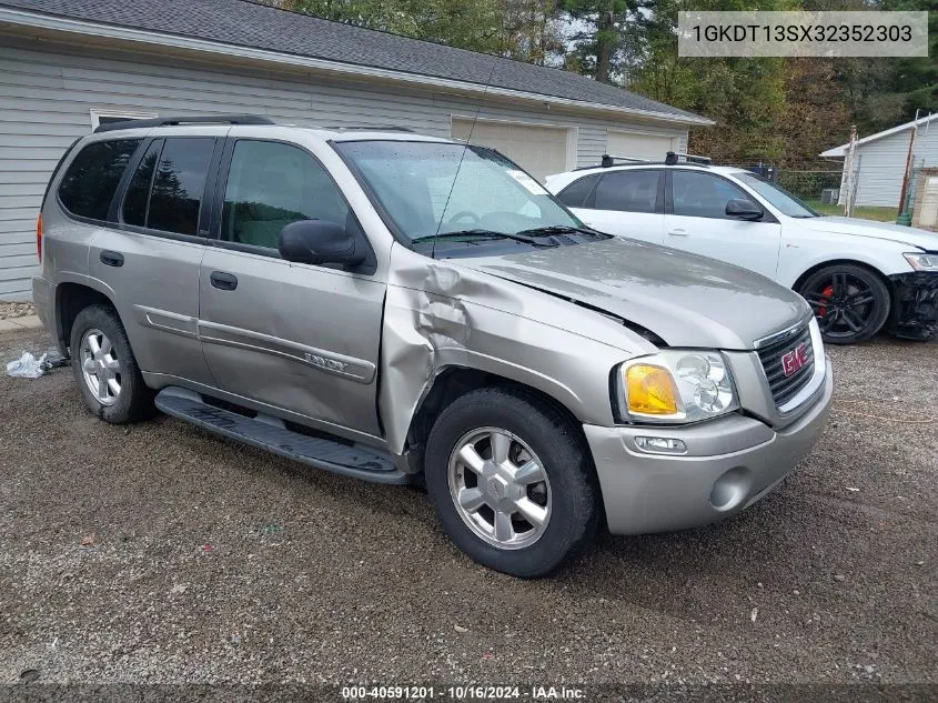 2003 GMC Envoy Sle VIN: 1GKDT13SX32352303 Lot: 40591201