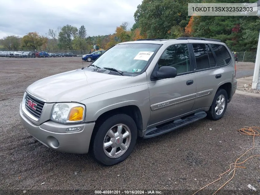 2003 GMC Envoy Sle VIN: 1GKDT13SX32352303 Lot: 40591201