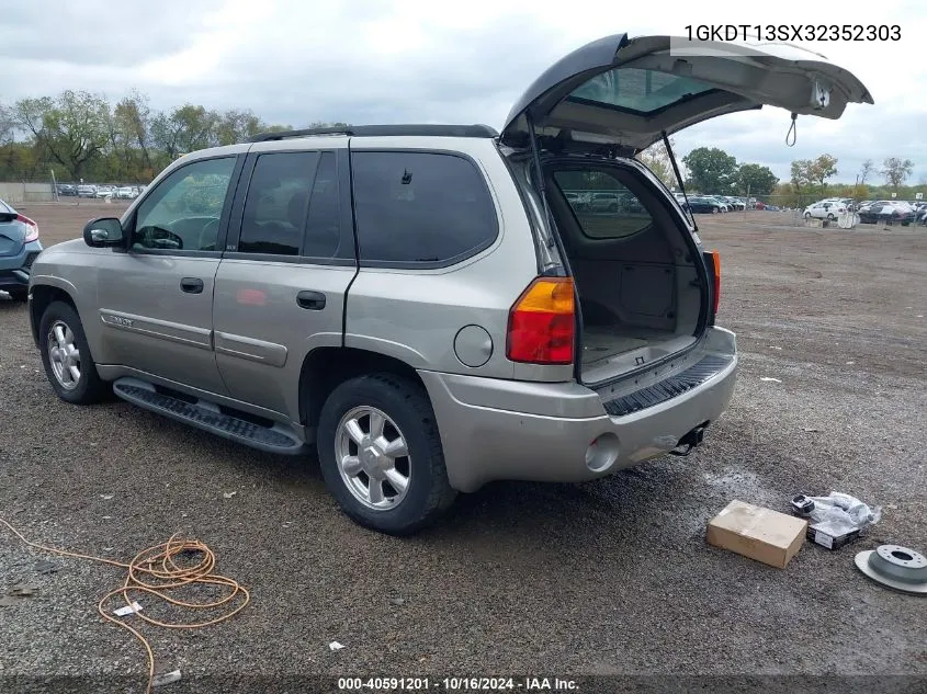 2003 GMC Envoy Sle VIN: 1GKDT13SX32352303 Lot: 40591201