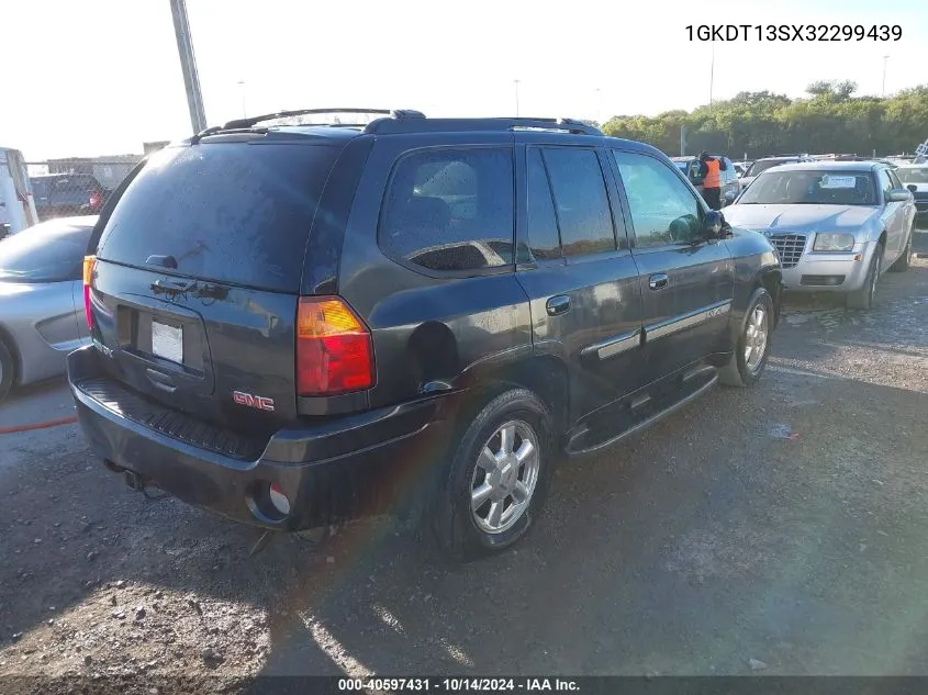 2003 GMC Envoy Slt VIN: 1GKDT13SX32299439 Lot: 40597431