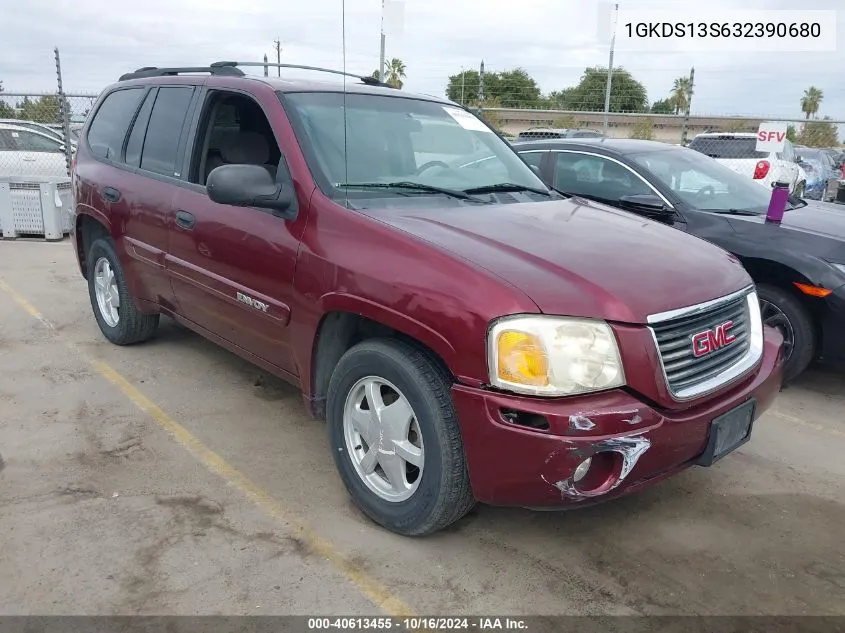 2003 GMC Envoy Sle VIN: 1GKDS13S632390680 Lot: 40613455