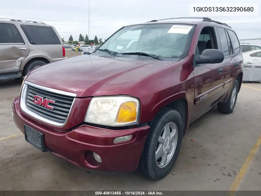 2003 GMC Envoy Sle VIN: 1GKDS13S632390680 Lot: 40613455