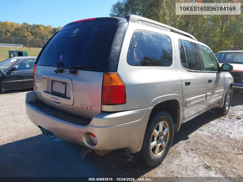 2003 GMC Envoy Xl Sle VIN: 1GKES16S836184169 Lot: 40693918