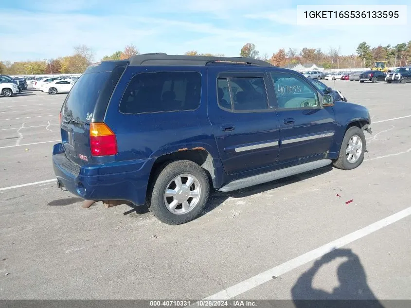 2003 GMC Envoy Xl VIN: 1GKET16S536133595 Lot: 40710331