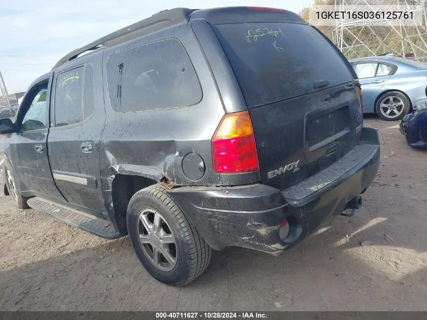 2003 GMC Envoy Slt VIN: 1GKET16S036125761 Lot: 40711627