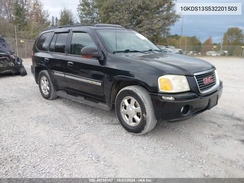 2003 GMC Envoy Slt VIN: 1GKDS13S532201503 Lot: 40758157