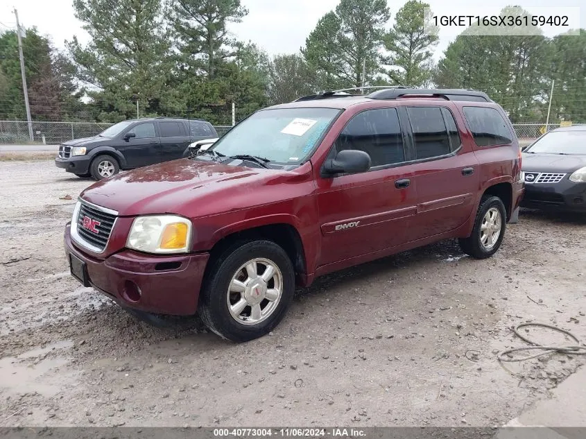 2003 GMC Envoy Xl Sle VIN: 1GKET16SX36159402 Lot: 40773004