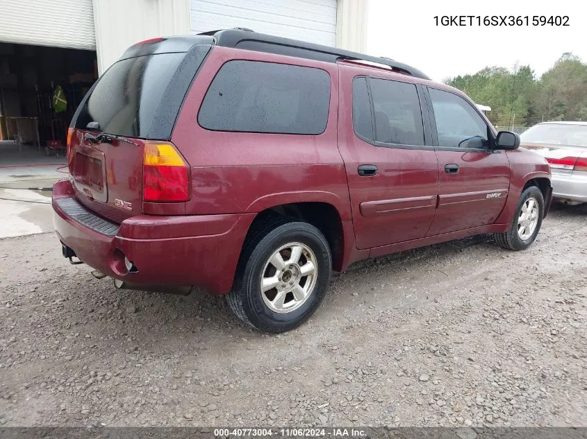 2003 GMC Envoy Xl Sle VIN: 1GKET16SX36159402 Lot: 40773004