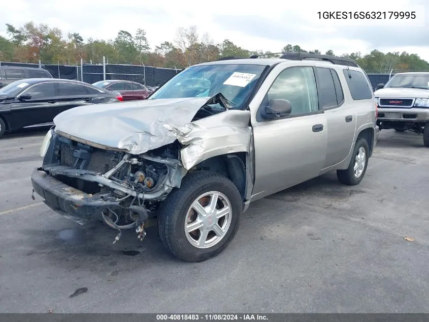 2003 GMC Envoy Xl Sle VIN: 1GKES16S632179995 Lot: 40818483