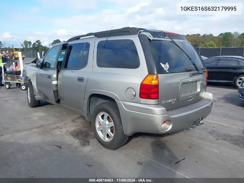 2003 GMC Envoy Xl Sle VIN: 1GKES16S632179995 Lot: 40818483