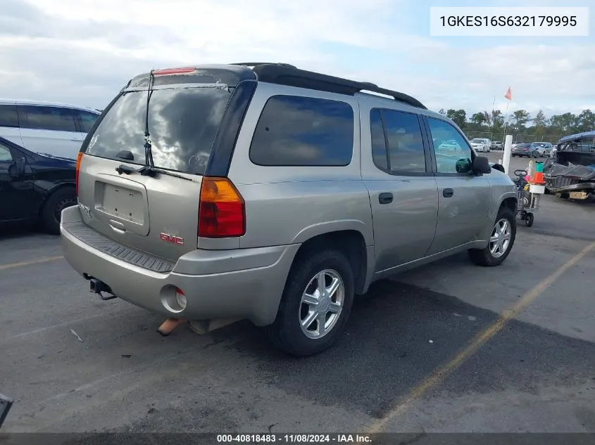 2003 GMC Envoy Xl Sle VIN: 1GKES16S632179995 Lot: 40818483