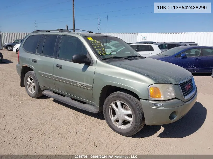 1GKDT13S642438290 2004 GMC Envoy