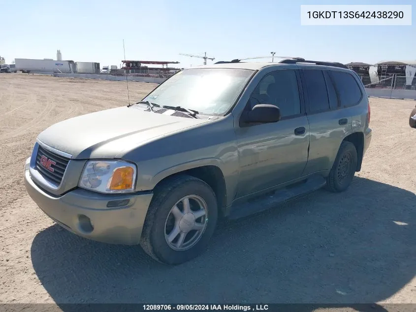 1GKDT13S642438290 2004 GMC Envoy