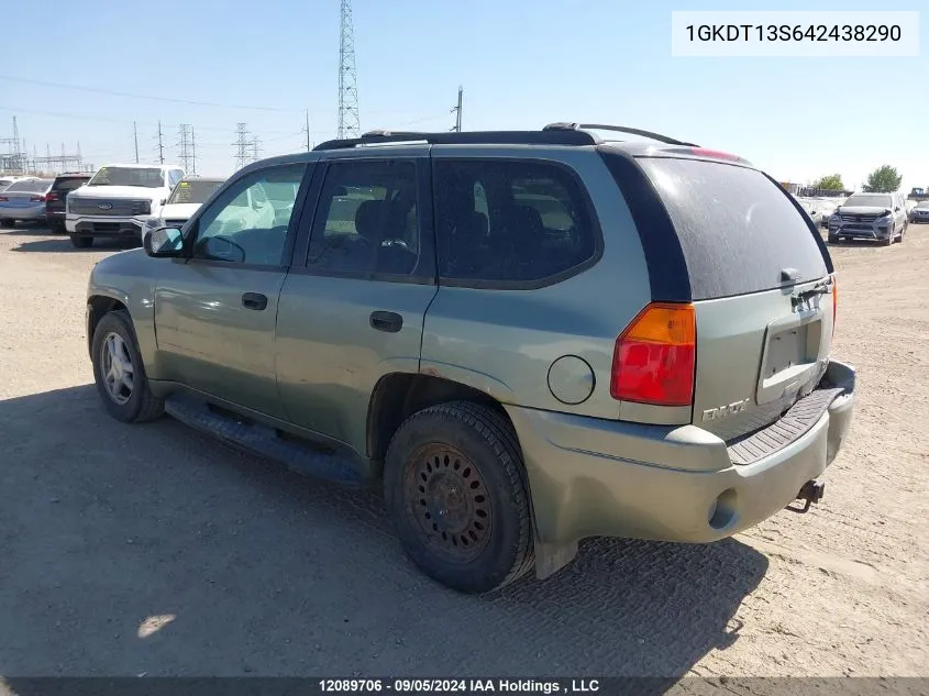 1GKDT13S642438290 2004 GMC Envoy