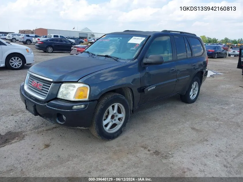 2004 GMC Envoy Sle VIN: 1GKDS13S942160813 Lot: 39640129