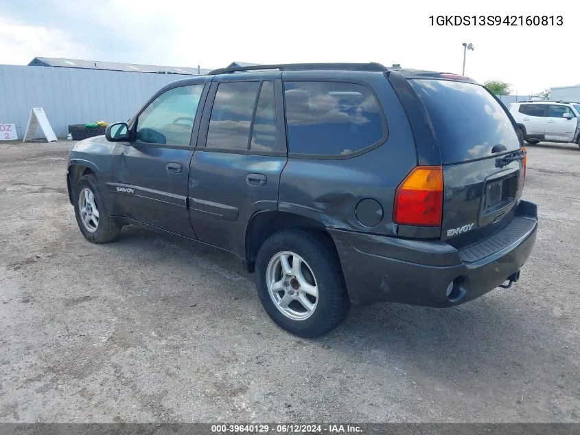 2004 GMC Envoy Sle VIN: 1GKDS13S942160813 Lot: 39640129