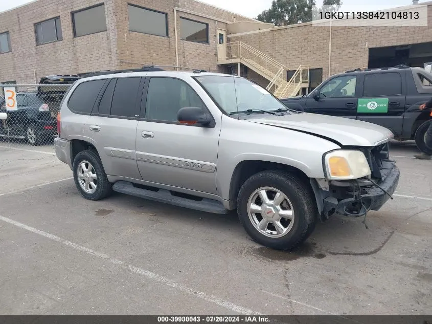 2004 GMC Envoy Slt VIN: 1GKDT13S842104813 Lot: 39930043