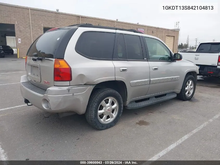 2004 GMC Envoy Slt VIN: 1GKDT13S842104813 Lot: 39930043