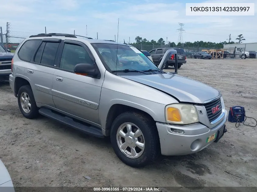 2004 GMC Envoy VIN: 1GKDS13S142333997 Lot: 39963355