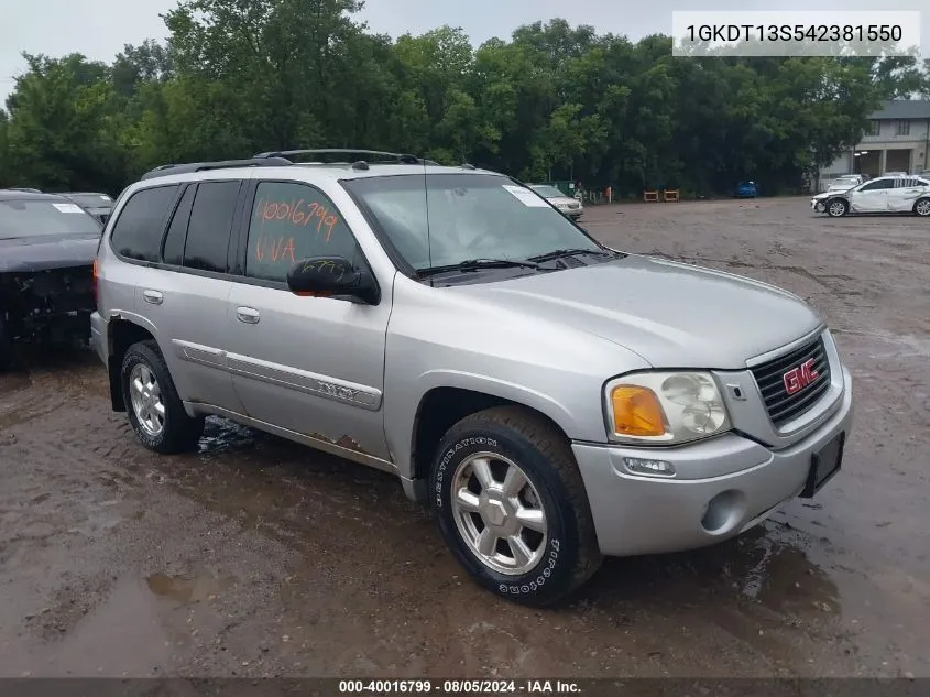 1GKDT13S542381550 2004 GMC Envoy Slt