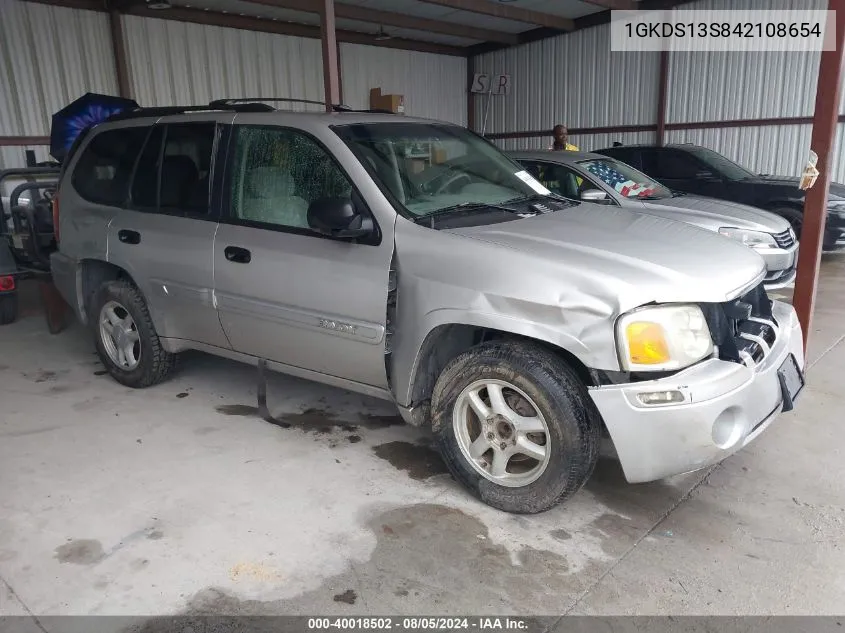 2004 GMC Envoy Sle VIN: 1GKDS13S842108654 Lot: 40018502