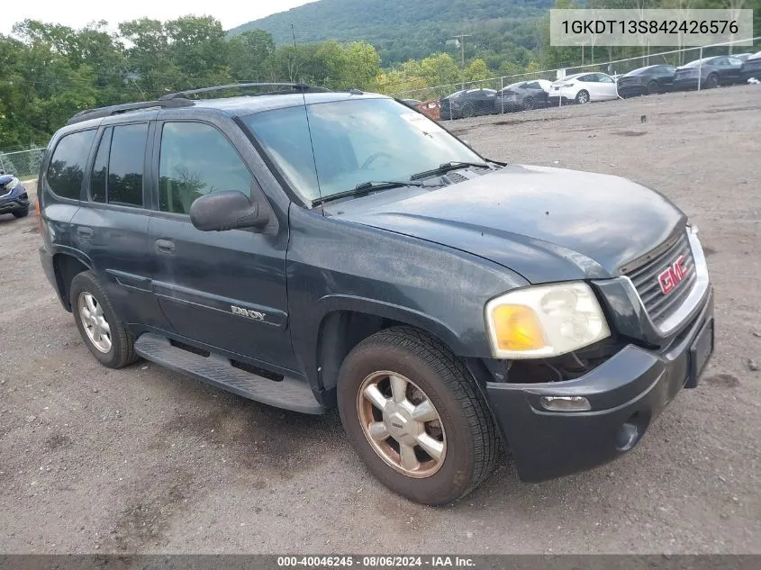 2004 GMC Envoy Sle VIN: 1GKDT13S842426576 Lot: 40046245