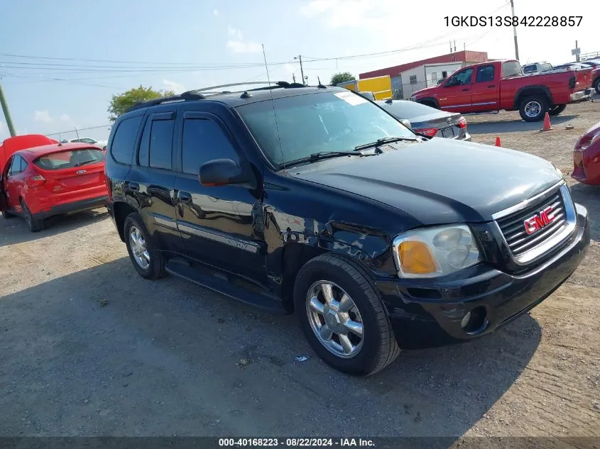 2004 GMC Envoy Slt VIN: 1GKDS13S842228857 Lot: 40168223