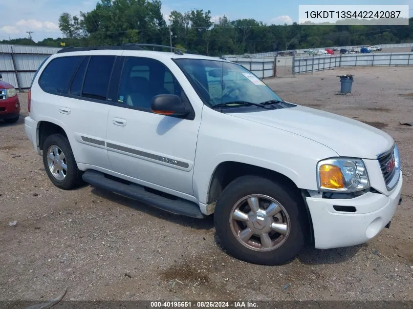 2004 GMC Envoy Slt VIN: 1GKDT13S442242087 Lot: 40195651