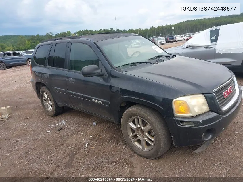 2004 GMC Envoy Sle VIN: 1GKDS13S742443677 Lot: 40215574