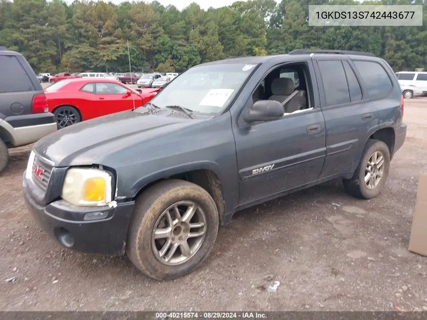 2004 GMC Envoy Sle VIN: 1GKDS13S742443677 Lot: 40215574