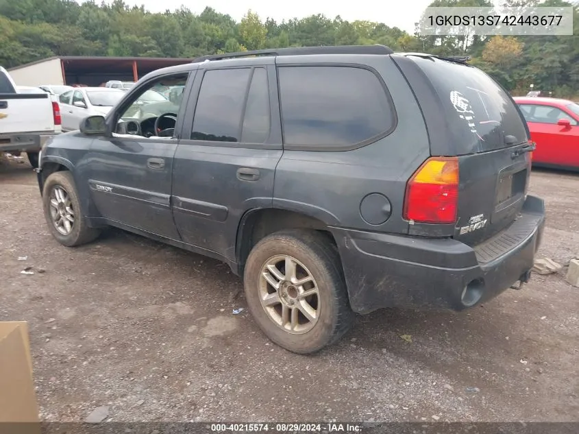 2004 GMC Envoy Sle VIN: 1GKDS13S742443677 Lot: 40215574