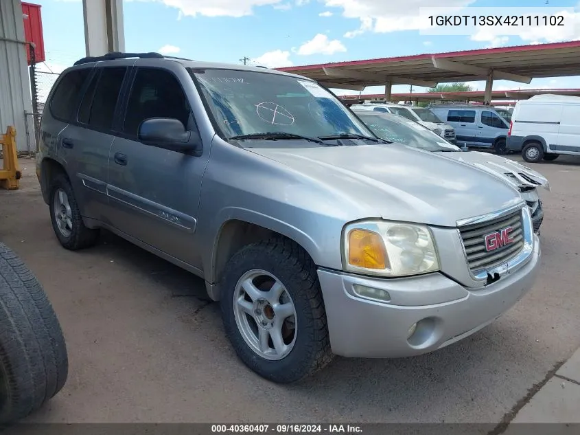 2004 GMC Envoy Sle VIN: 1GKDT13SX42111102 Lot: 40360407