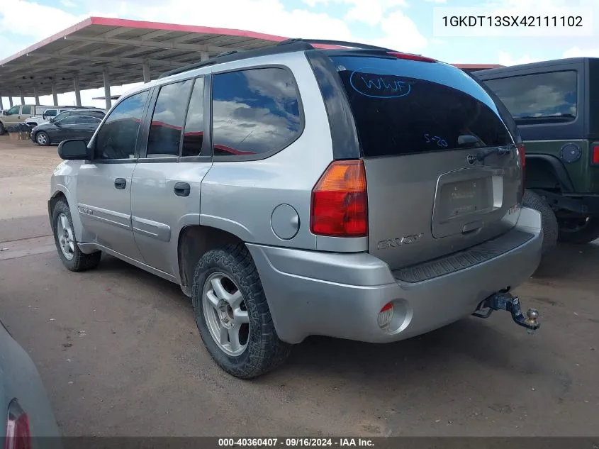 1GKDT13SX42111102 2004 GMC Envoy Sle