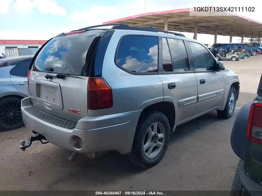 1GKDT13SX42111102 2004 GMC Envoy Sle