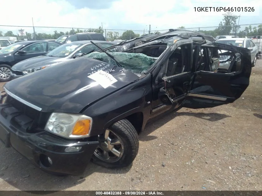 2004 GMC Envoy Xl Slt VIN: 1GKET16P646101526 Lot: 40432383