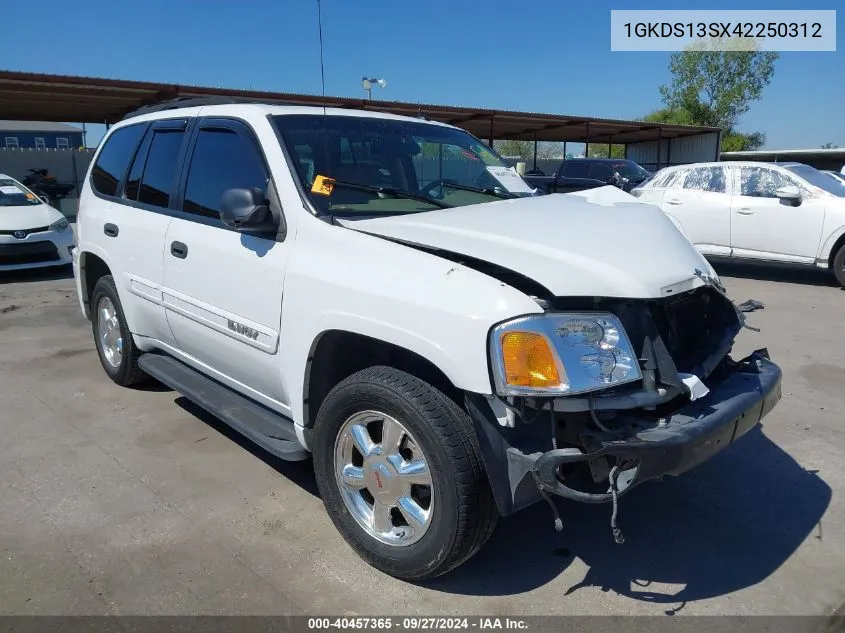 2004 GMC Envoy Sle VIN: 1GKDS13SX42250312 Lot: 40457365