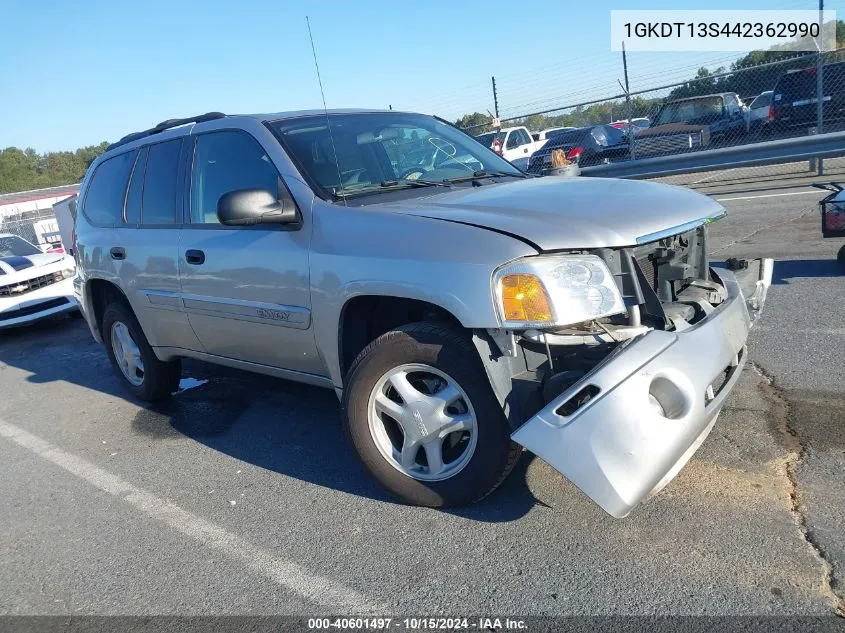 2004 GMC Envoy Sle VIN: 1GKDT13S442362990 Lot: 40601497