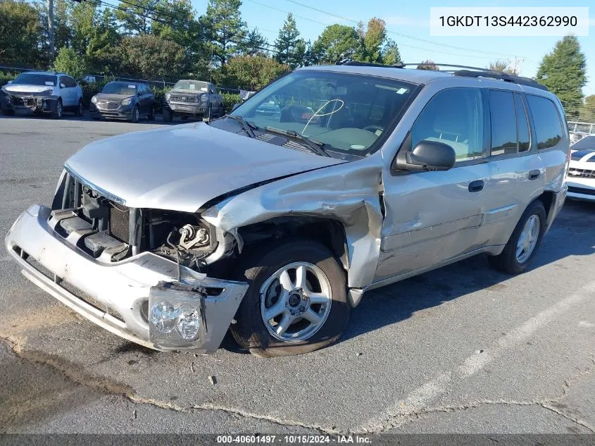 2004 GMC Envoy Sle VIN: 1GKDT13S442362990 Lot: 40601497