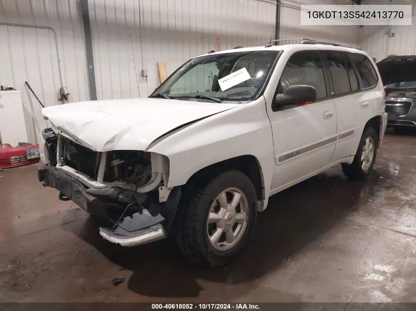 1GKDT13S542413770 2004 GMC Envoy Slt