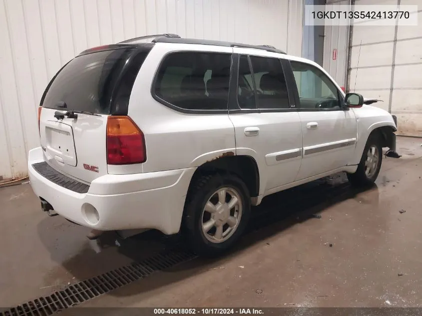 2004 GMC Envoy Slt VIN: 1GKDT13S542413770 Lot: 40618052